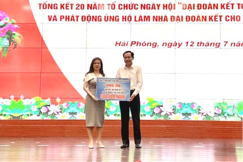  DOJIRUBY ủng hộ cho các hoạt động xã hội tại Thành phố Hải Phòng